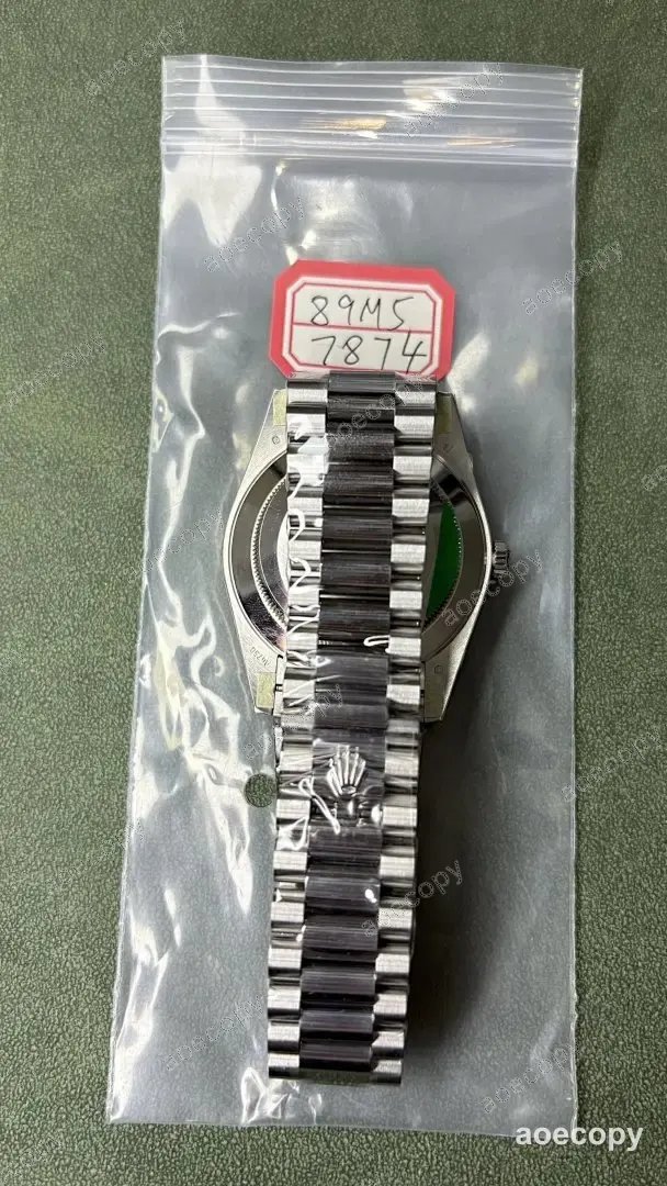 大人気★ ロレックス デイデイト ホワイト ウォッチ N級品 89M57874 No.0202