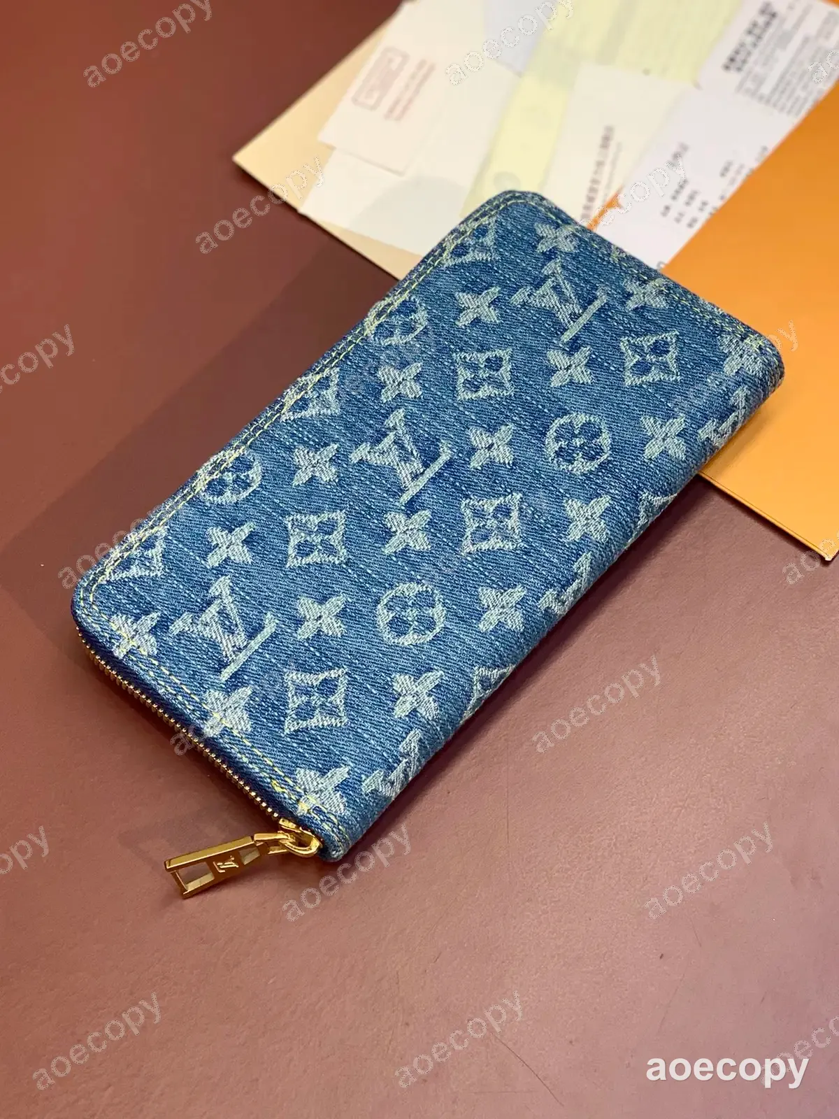 人気新作 ルイ・ヴィトン モノグラム ブルー ジップウォレット N級品 M82958 No.0081