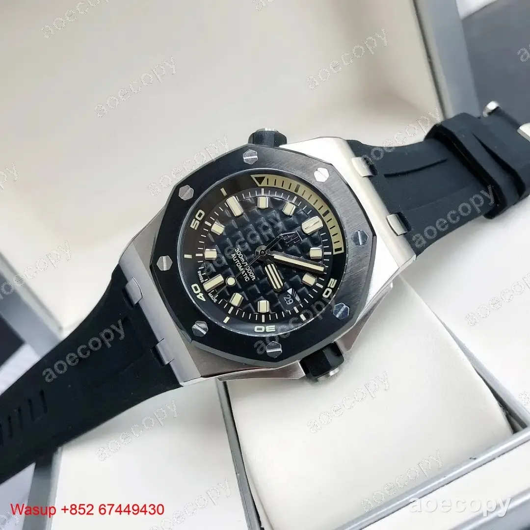 激安 オーデマ・ピゲ ロイヤルオーク ブラック ウォッチ N級品 15720ST No.0067