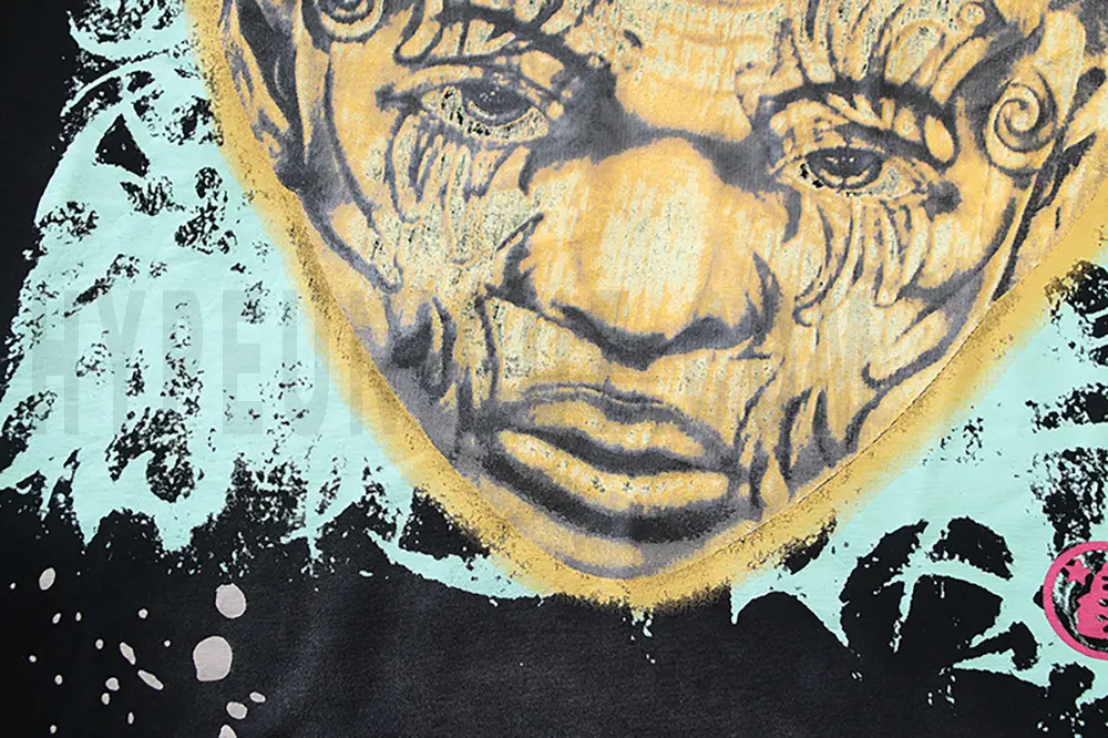 Head-turning front print artwork.