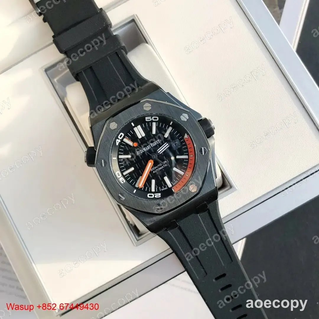 注目の新作 オーデマ・ピゲ ロイヤルオーク ブラック ウォッチ N級品 15720ST No.0068
