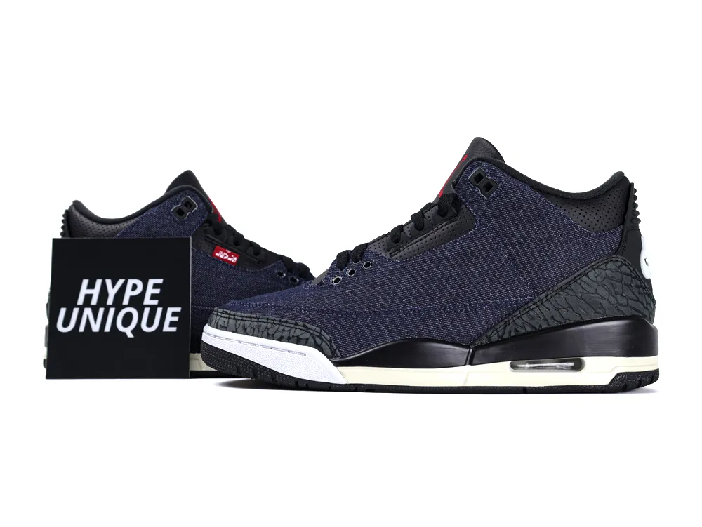 Levis x Jordan 3 Retro Indigo