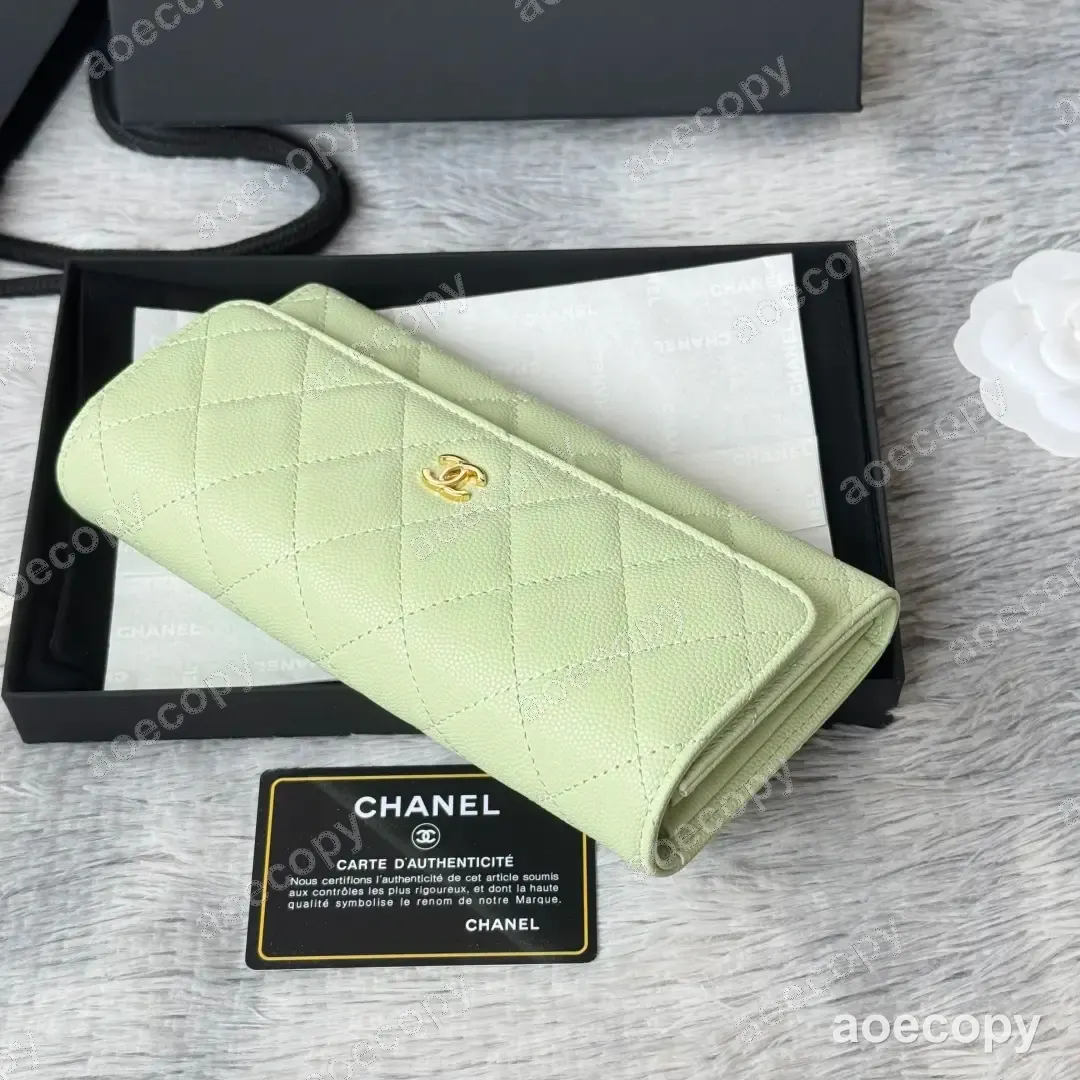 激安 シャネル クラシック フラップ グレインレザー ロングウォレット N級品 No.0088
