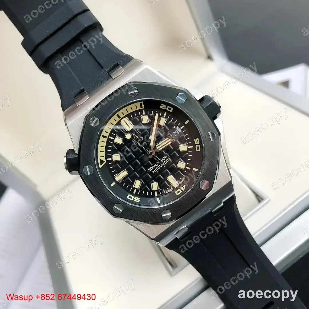 激安 オーデマ・ピゲ ロイヤルオーク ブラック ウォッチ N級品 15720ST No.0067