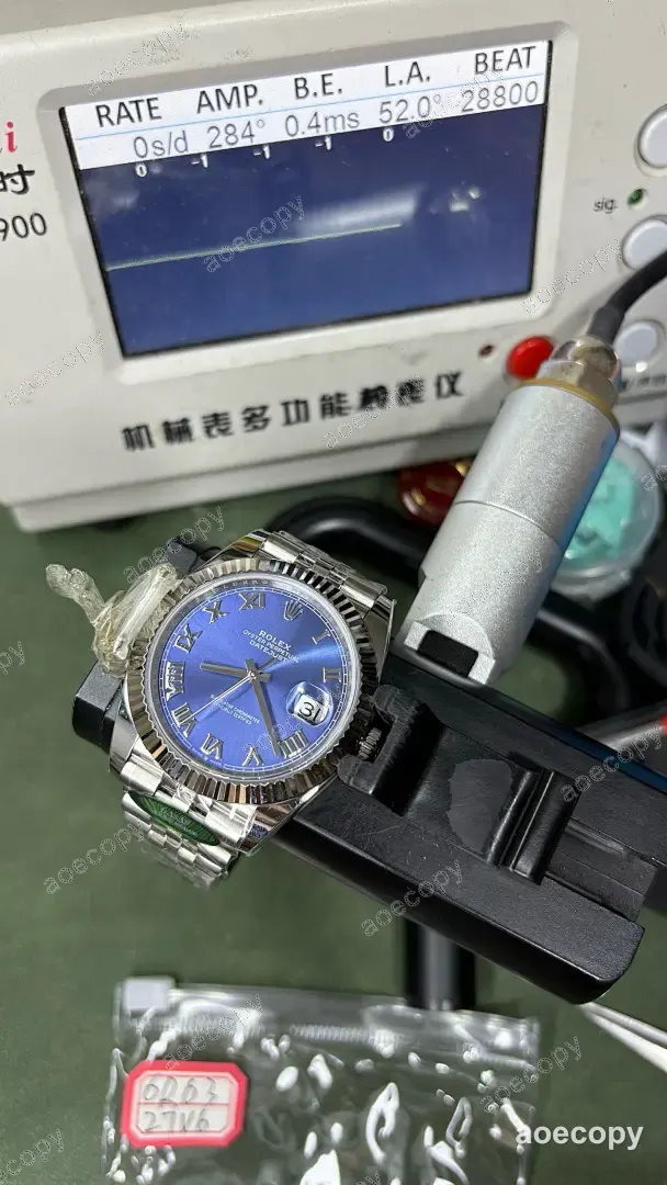激安 ロレックス デイトジャスト ブルー ウォッチ N級品 6R6327V6 No.0006