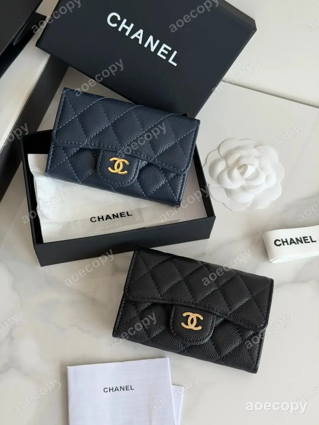 可愛い シャネル クラシック フラップ グレインレザー カードケース スーパーコピー No.0096