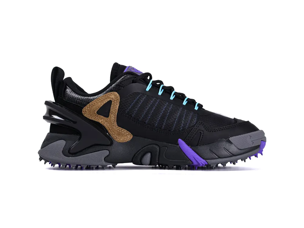 Off-White Odsy 2000 Sneakers Black Purple Right Side View