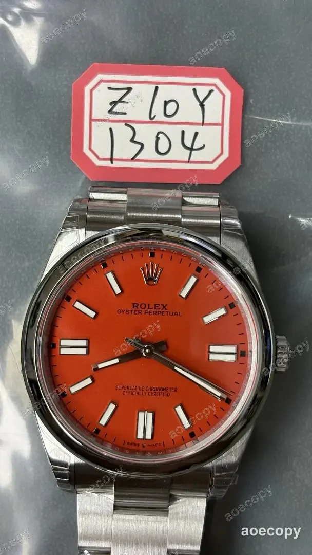 新作 ロレックス オイスターパーペチュアル レッド ウォッチ コピー Z10Y1304 No.0069