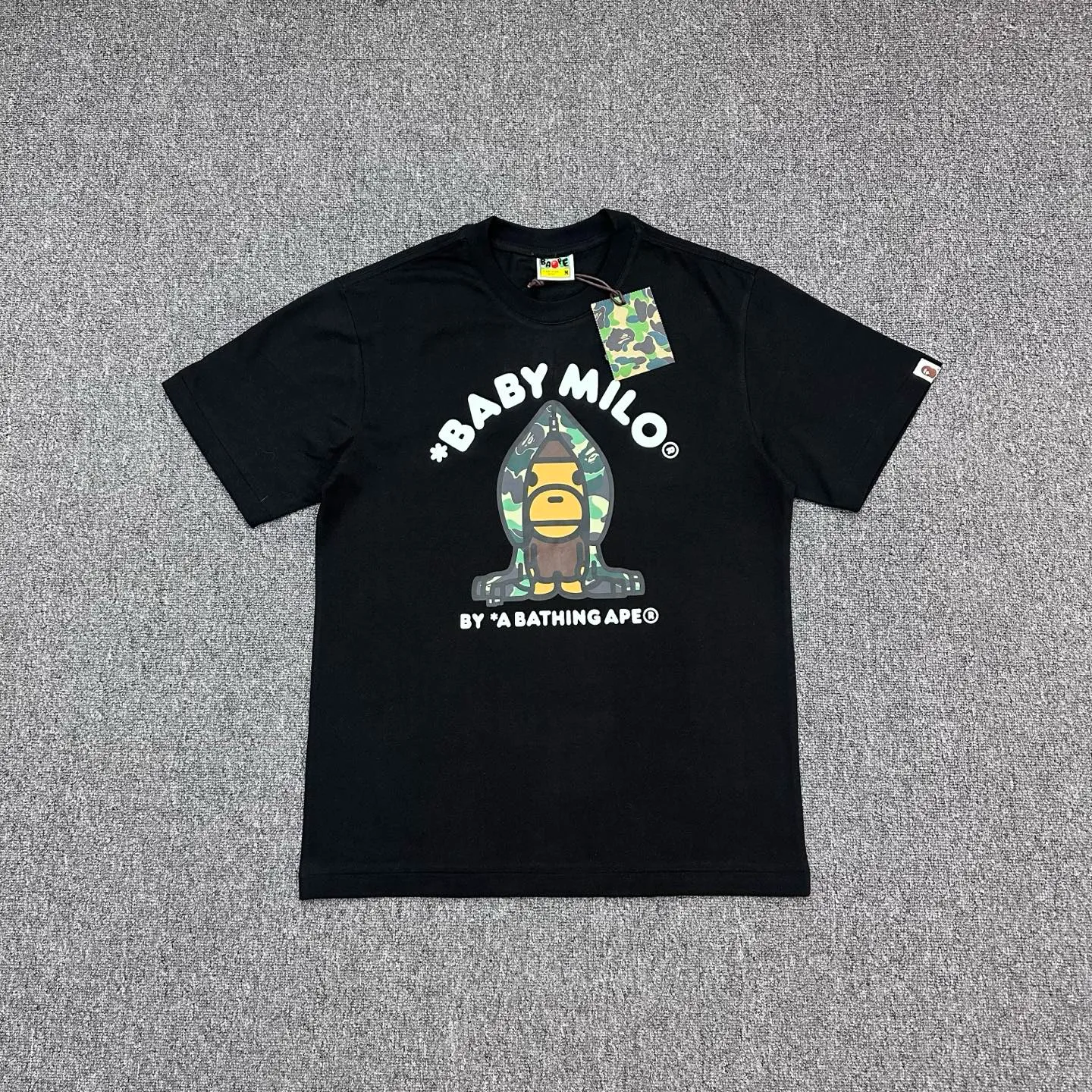 BAPE Cartoon Ape “Green” Camouflage T-Shirt