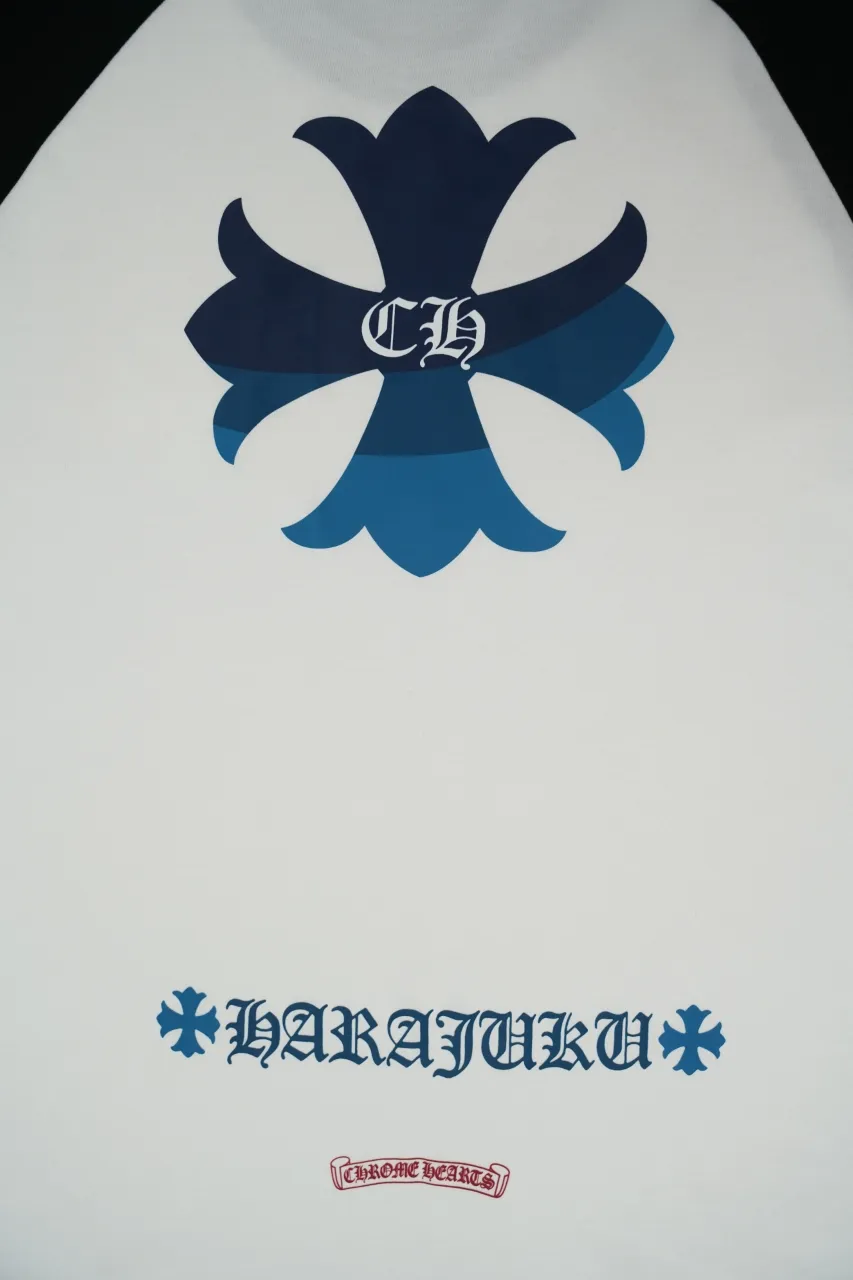 Logo Blue Floral Cross