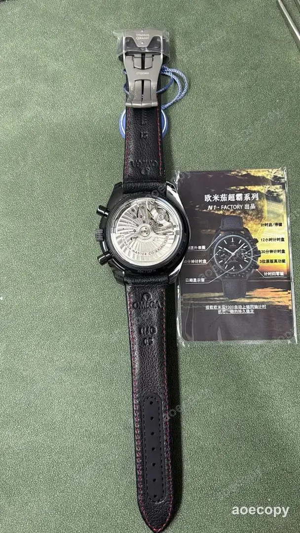 新作 オメガ スピードマスター ブラック ウォッチ 偽物 No.0106