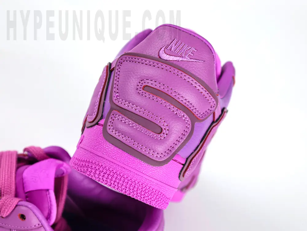 the S and the swoosh on the heels