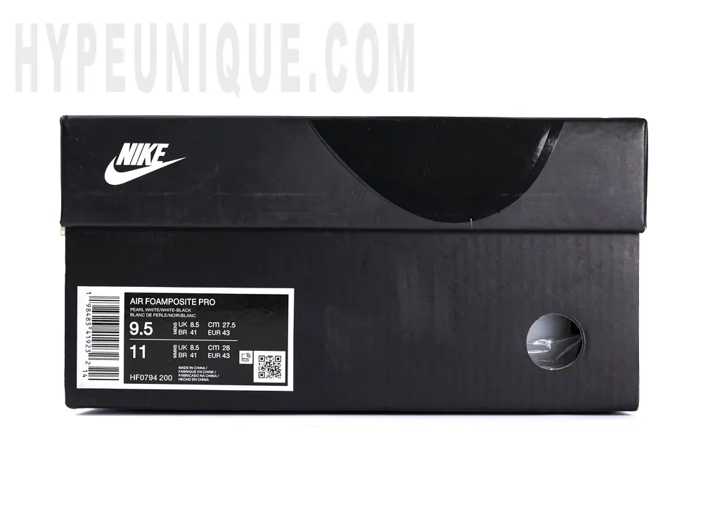 Black shoe box