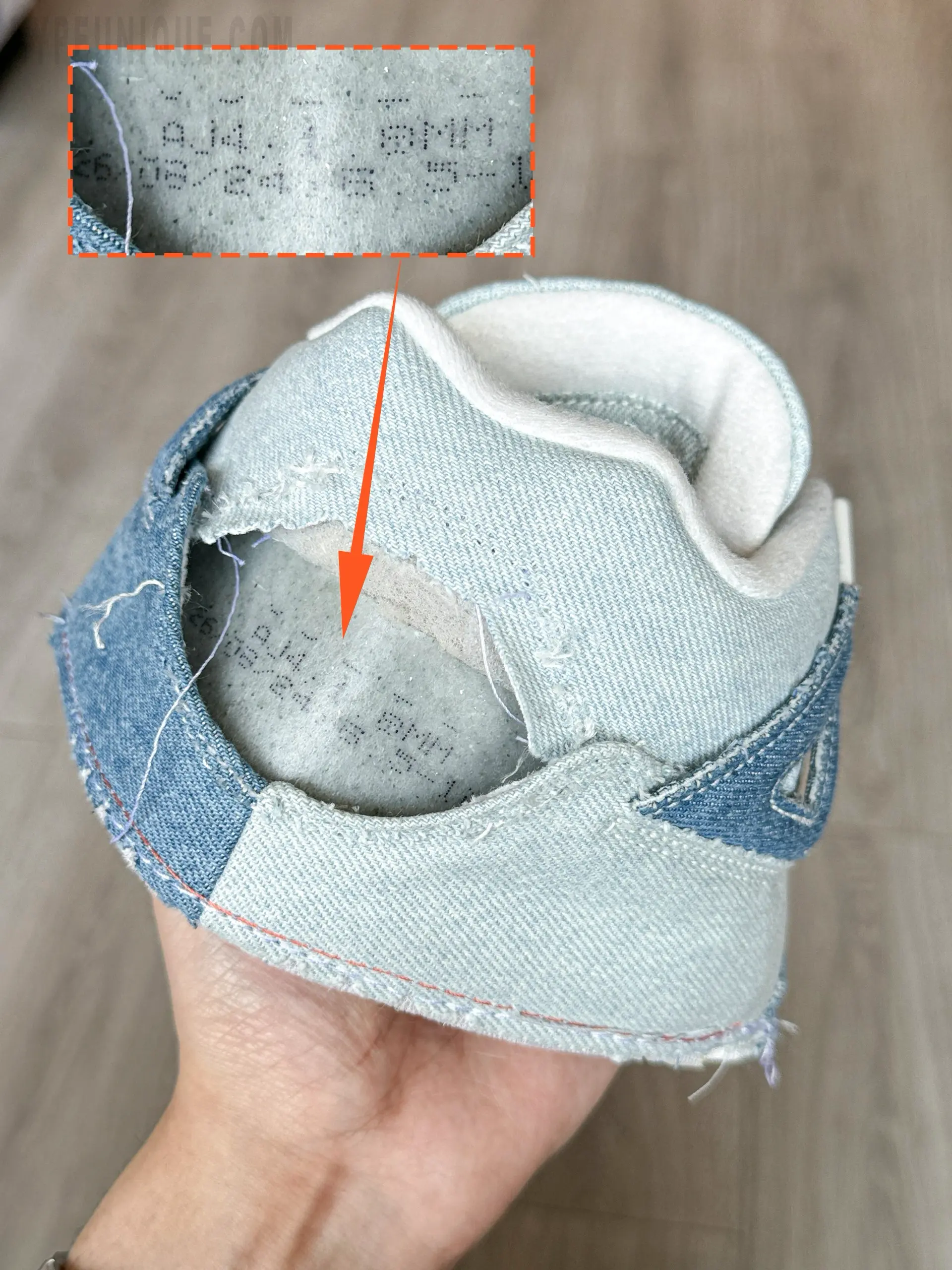 Heel material