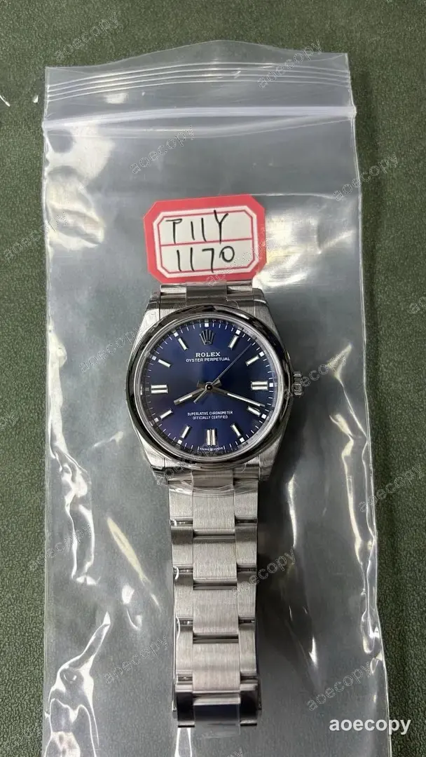 激安 ロレックス オイスターパーペチュアル ブルー ウォッチ N級品 T11Y1170 No.0178