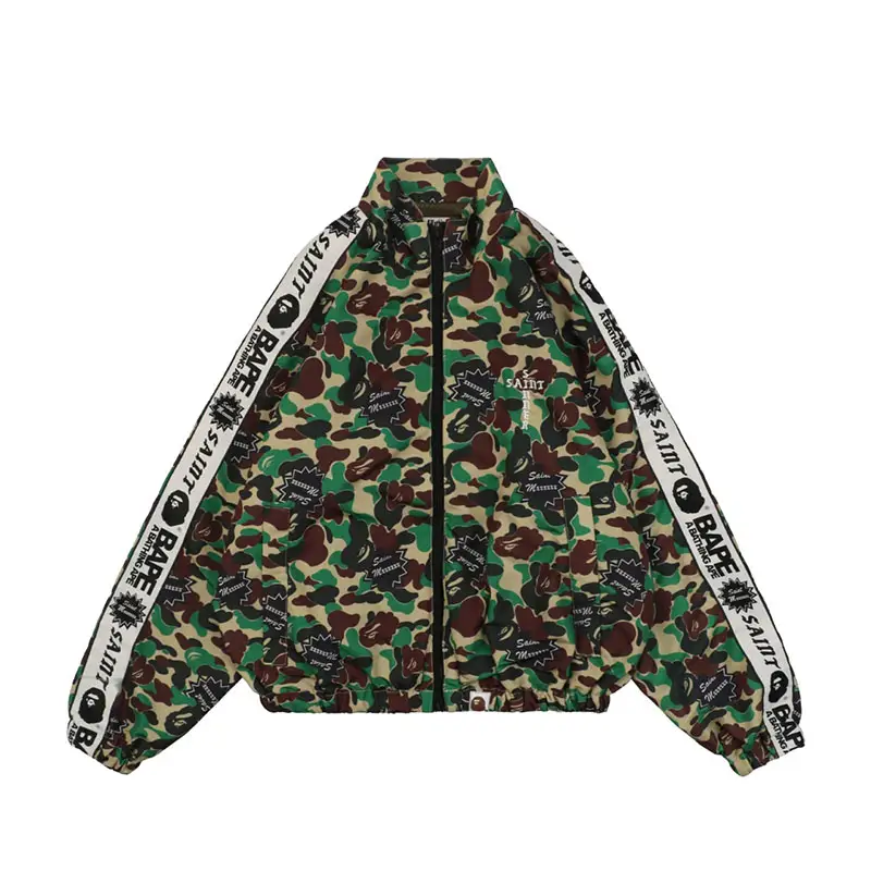 BAPE × Saint Michael Camo Jacket