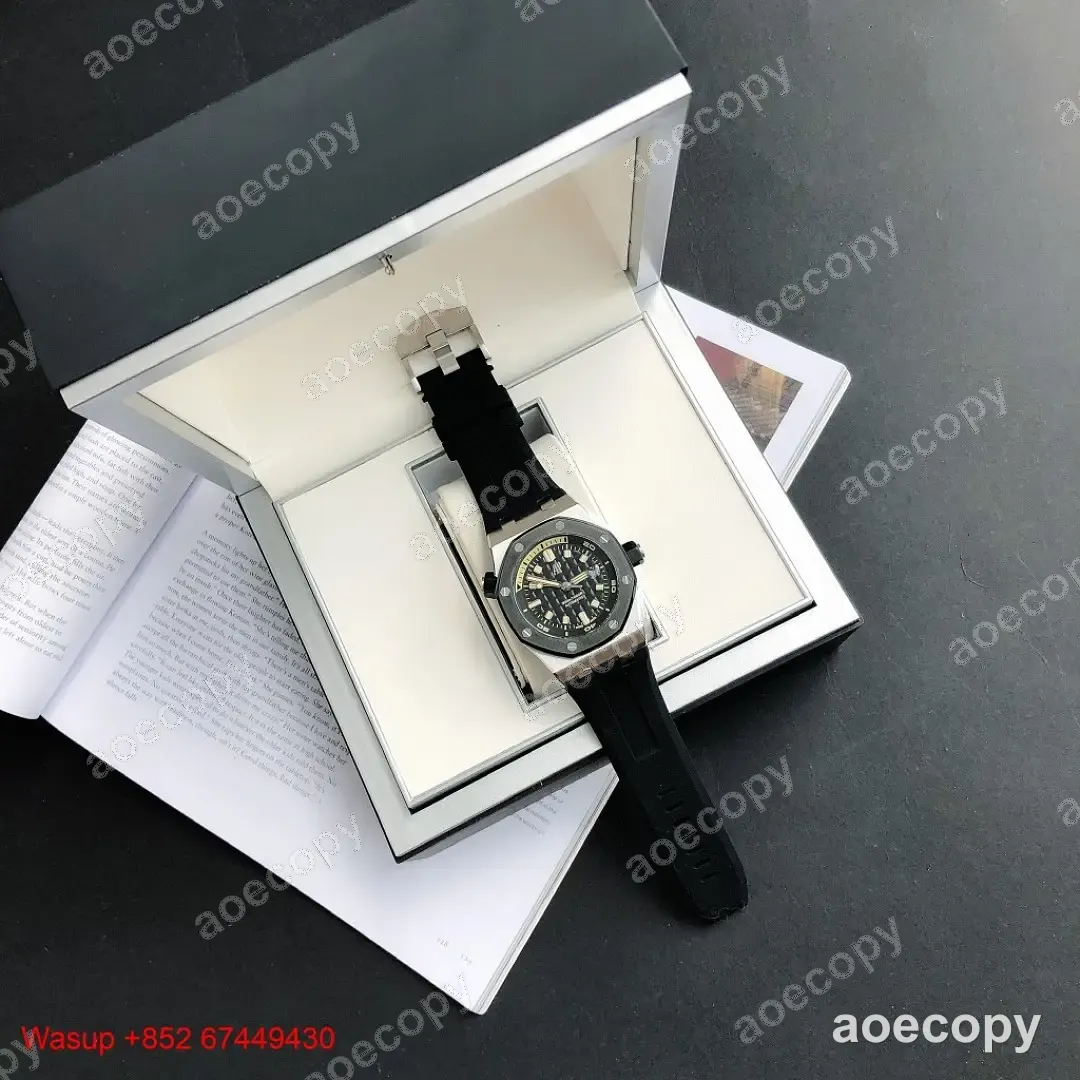 激安 オーデマ・ピゲ ロイヤルオーク ブラック ウォッチ N級品 15720ST No.0067