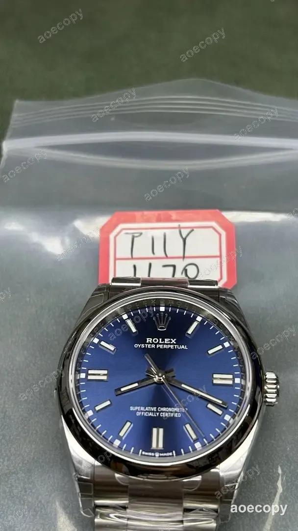 激安 ロレックス オイスターパーペチュアル ブルー ウォッチ N級品 T11Y1170 No.0178