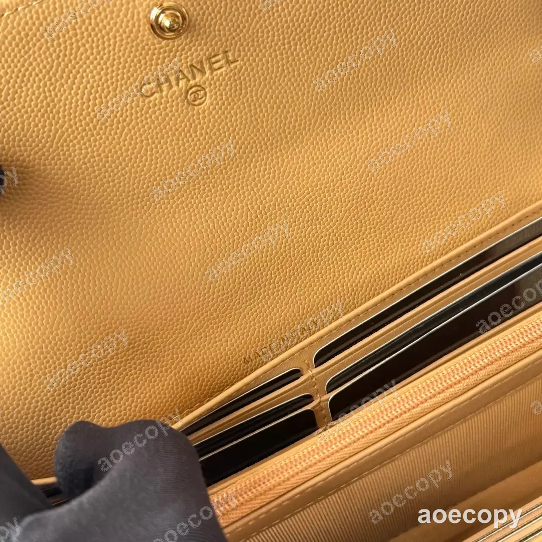 激安 シャネル クラシック フラップ グレインレザー ロングウォレット N級品 No.0091