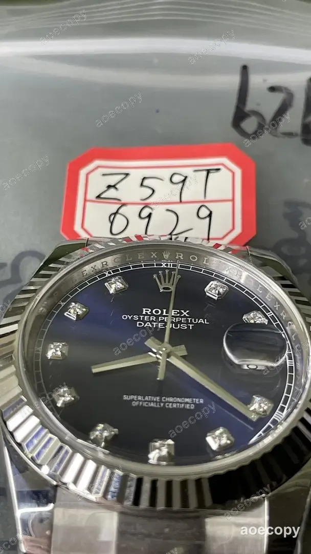 激安 ロレックス デイトジャスト ブルー ウォッチ N級品 Z59T6929 No.0105
