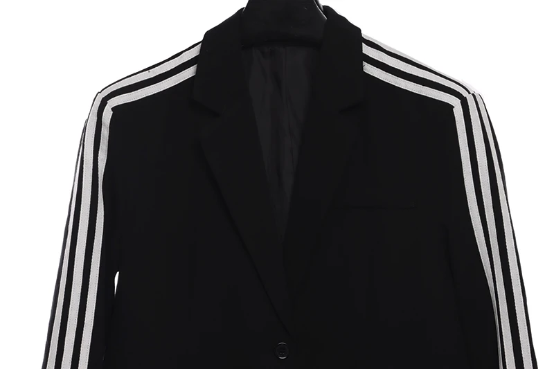 Co-branded Solid Color Lapel Single-Row Blazer Replica