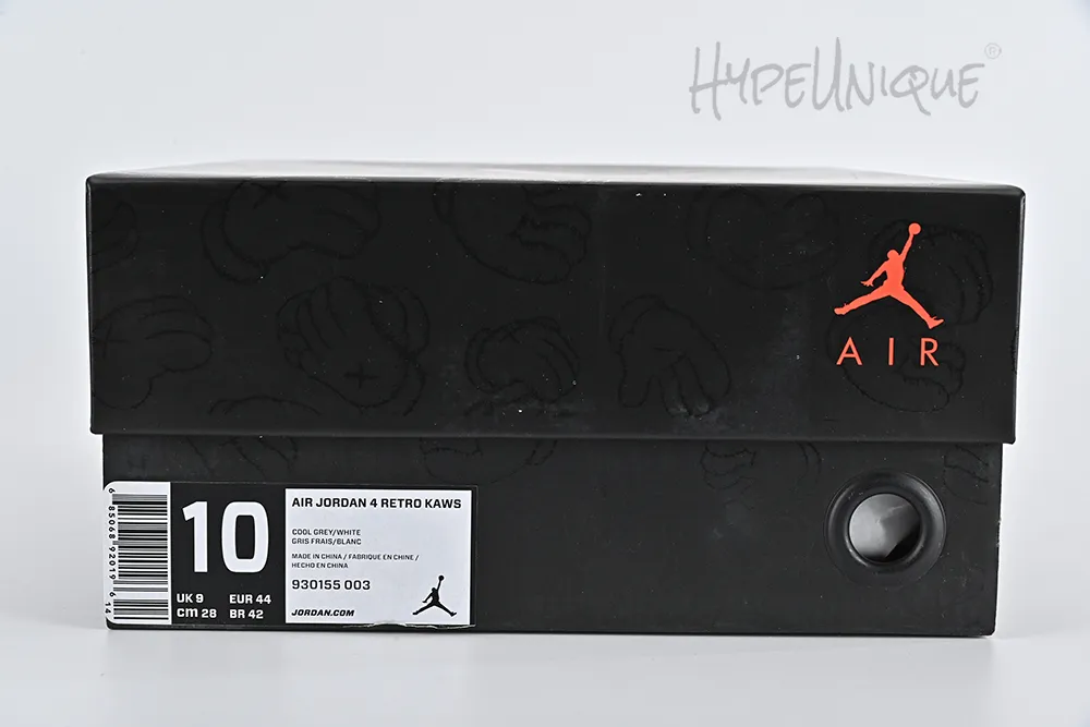 Jordan 4 Retro Kaws Gray Replica