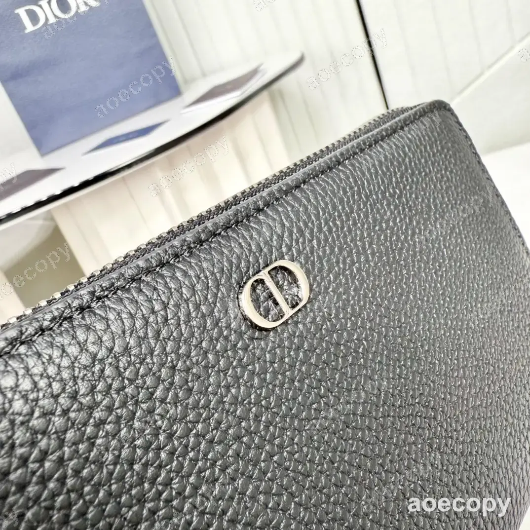 激安 ディオール レザー ブラック ロングウォレット N級品 No.0032