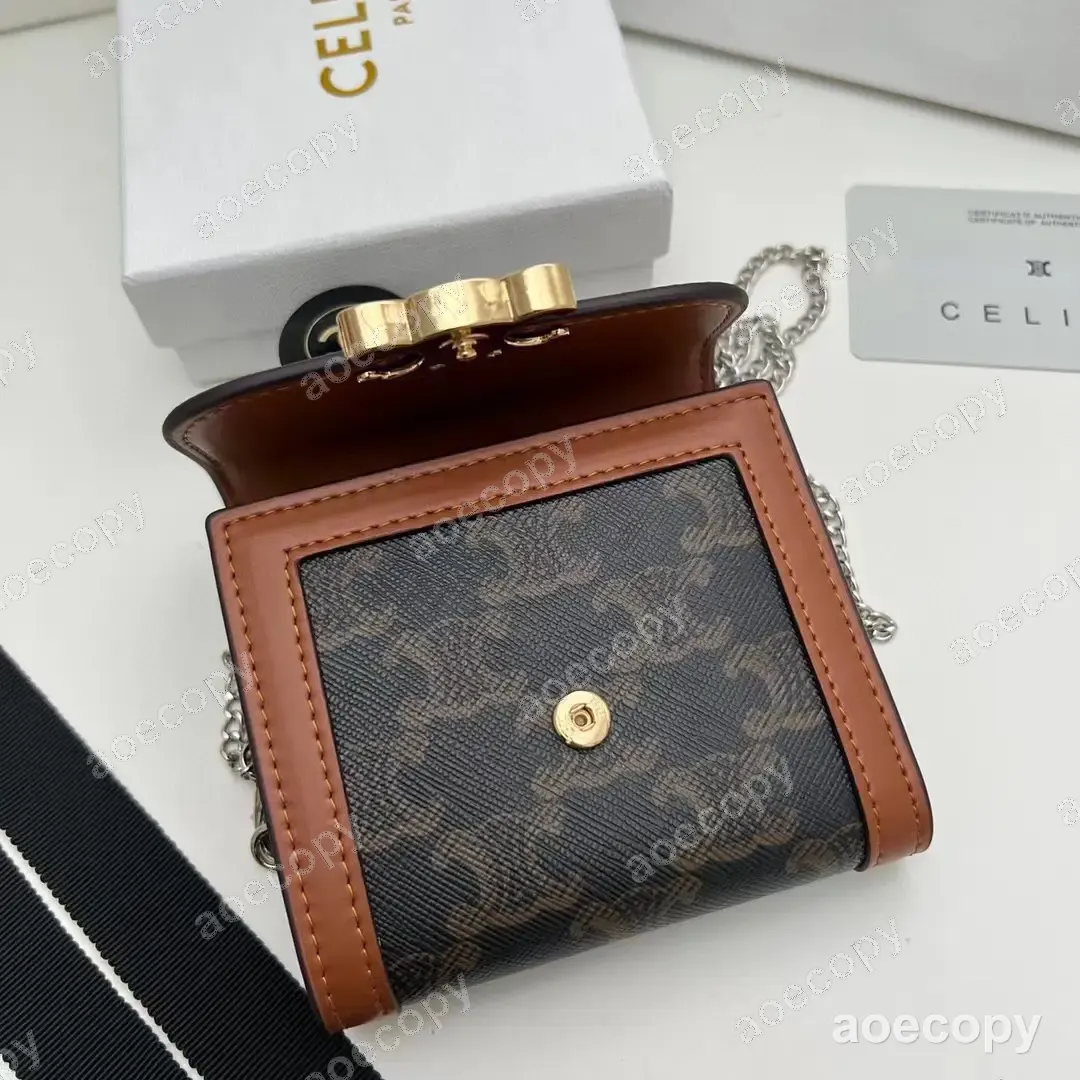 可愛い セリーヌ チェーン ブラック ウォレット N級品 10999 No.0028