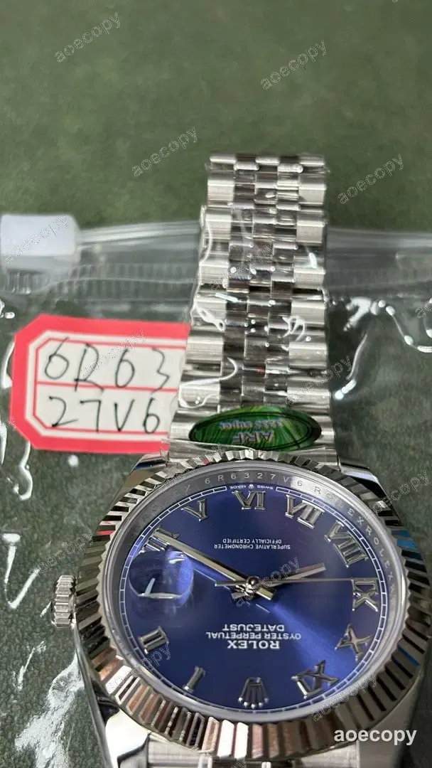 激安 ロレックス デイトジャスト ブルー ウォッチ N級品 6R6327V6 No.0006