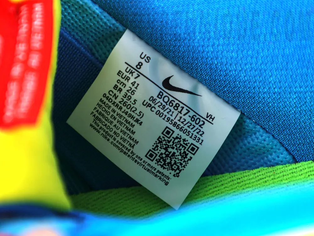 the brand size label