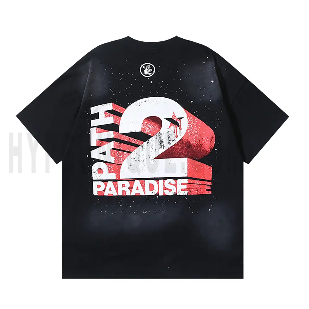 The back of the black clothes