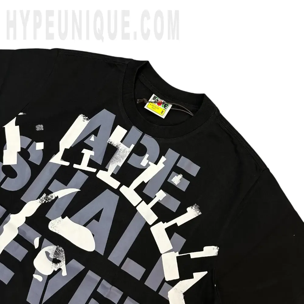 Printed graphic on the front of the garment