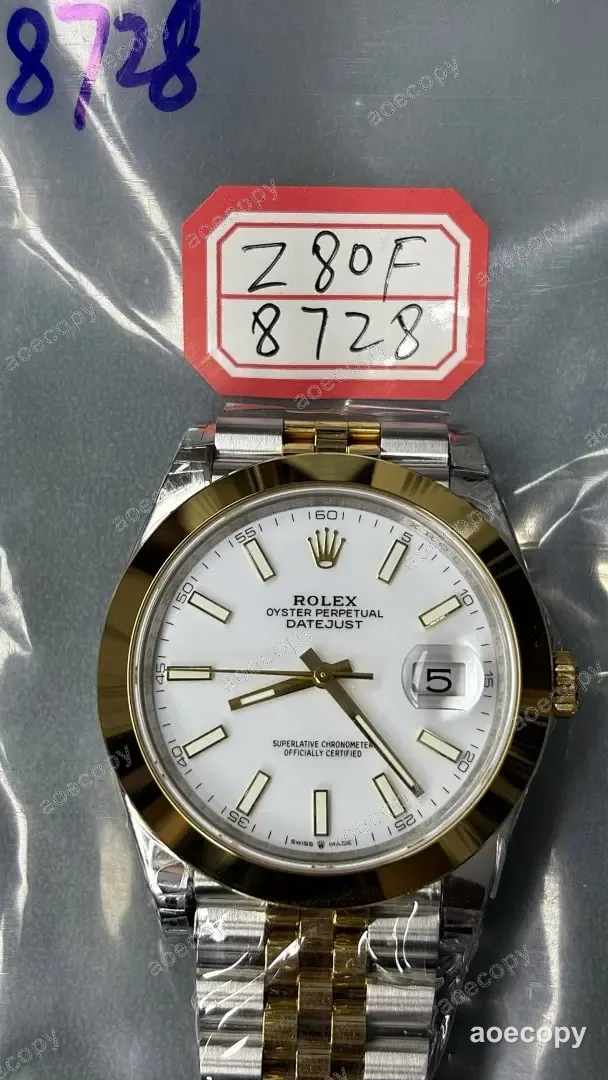 激安 ロレックス デイトジャスト ホワイト ウォッチ N級品 Z80F8728 No.0097