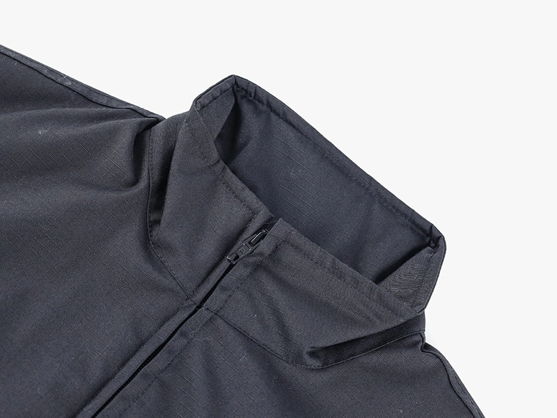 Double Ring Quilted Zipper Jacket