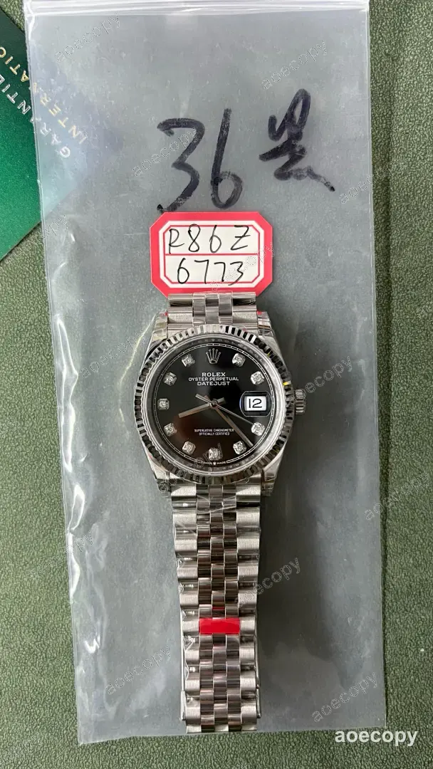 人気モデル ロレックス デイトジャスト ブラック ウォッチ N級品 R86Z6773 No.0008