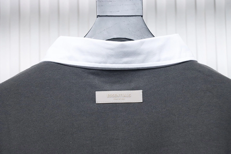 Fear Of God 1977 Flocked Polo Collar Sweatshirt