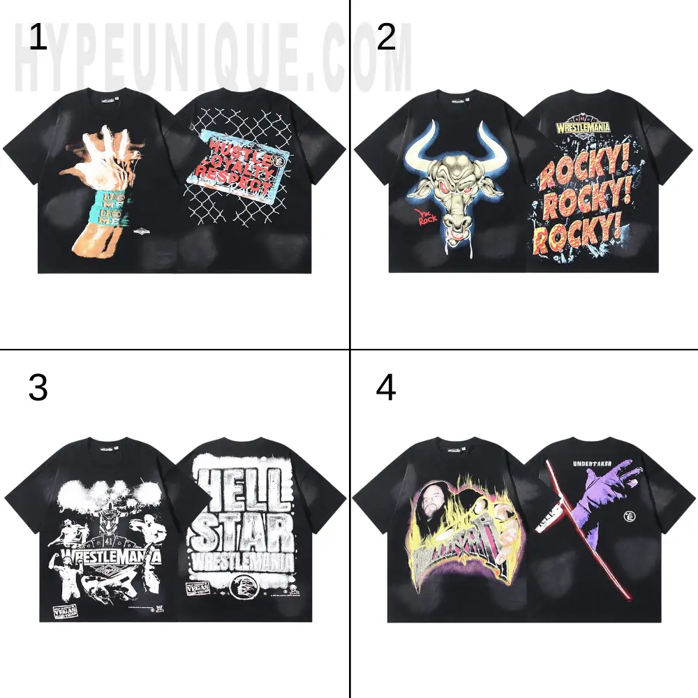 Hellstar Studios Wrestlemania T-Shirt Collection