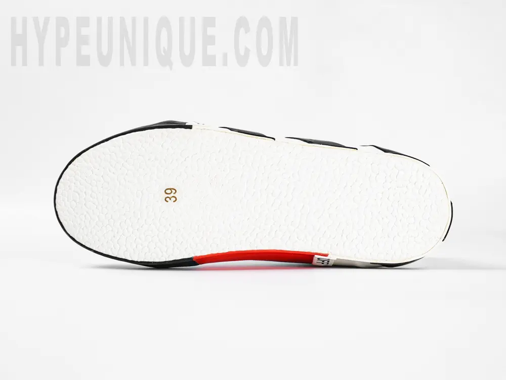 the white outsole