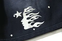 Printed graphic on the front of the shorts