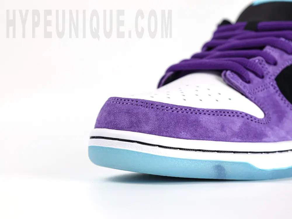 the purple toe box
