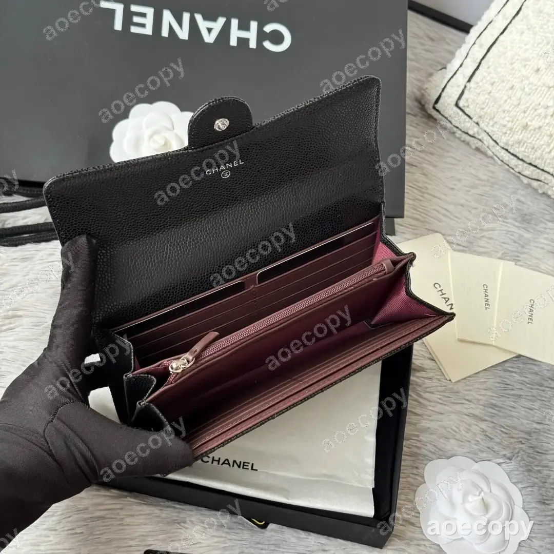 可愛い シャネル クラシック フラップ キルティング ロングウォレット 偽物 No.0009