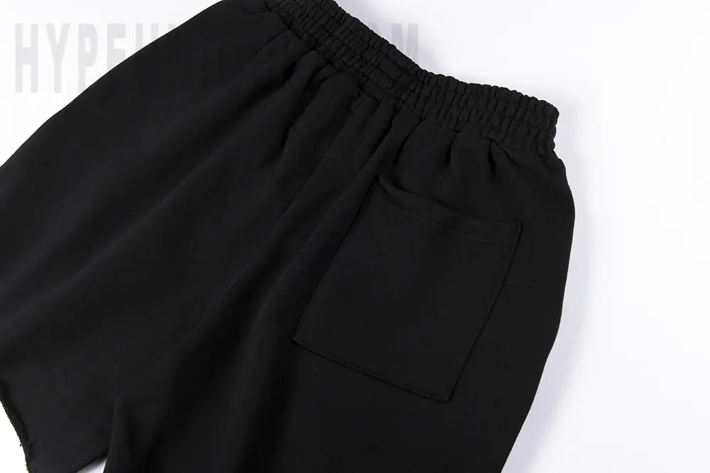 Sp5der Beluga Outline Sweatshort Black rear details