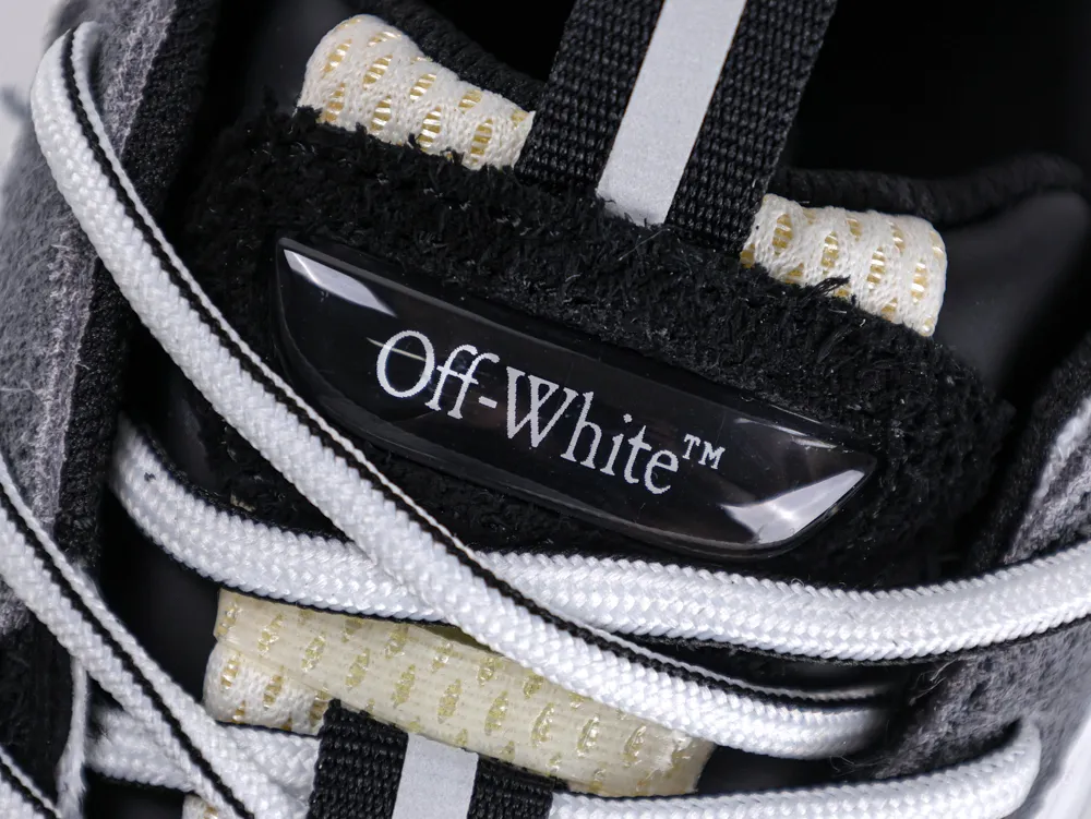 Off-White Be Right Back Sneakers White Black Logo Detail
