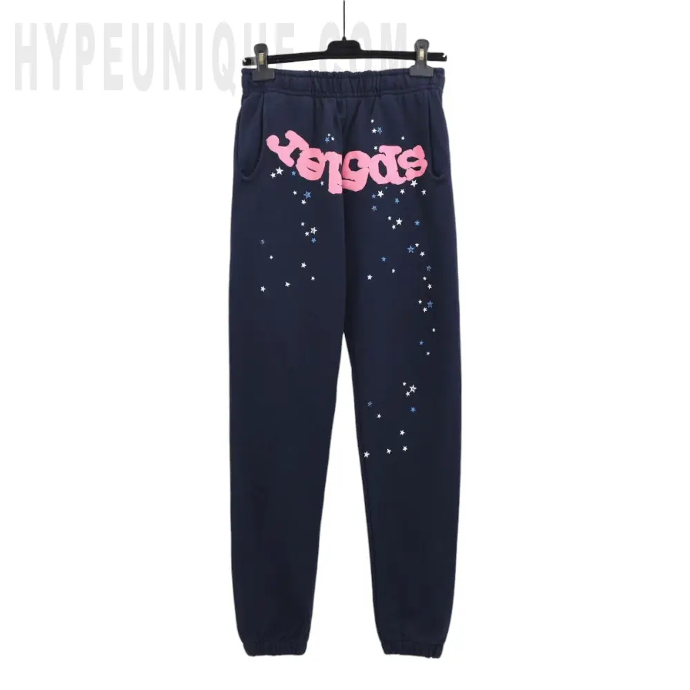Sp5der Atlanta Sweatpants ‘Navy’ Replicas