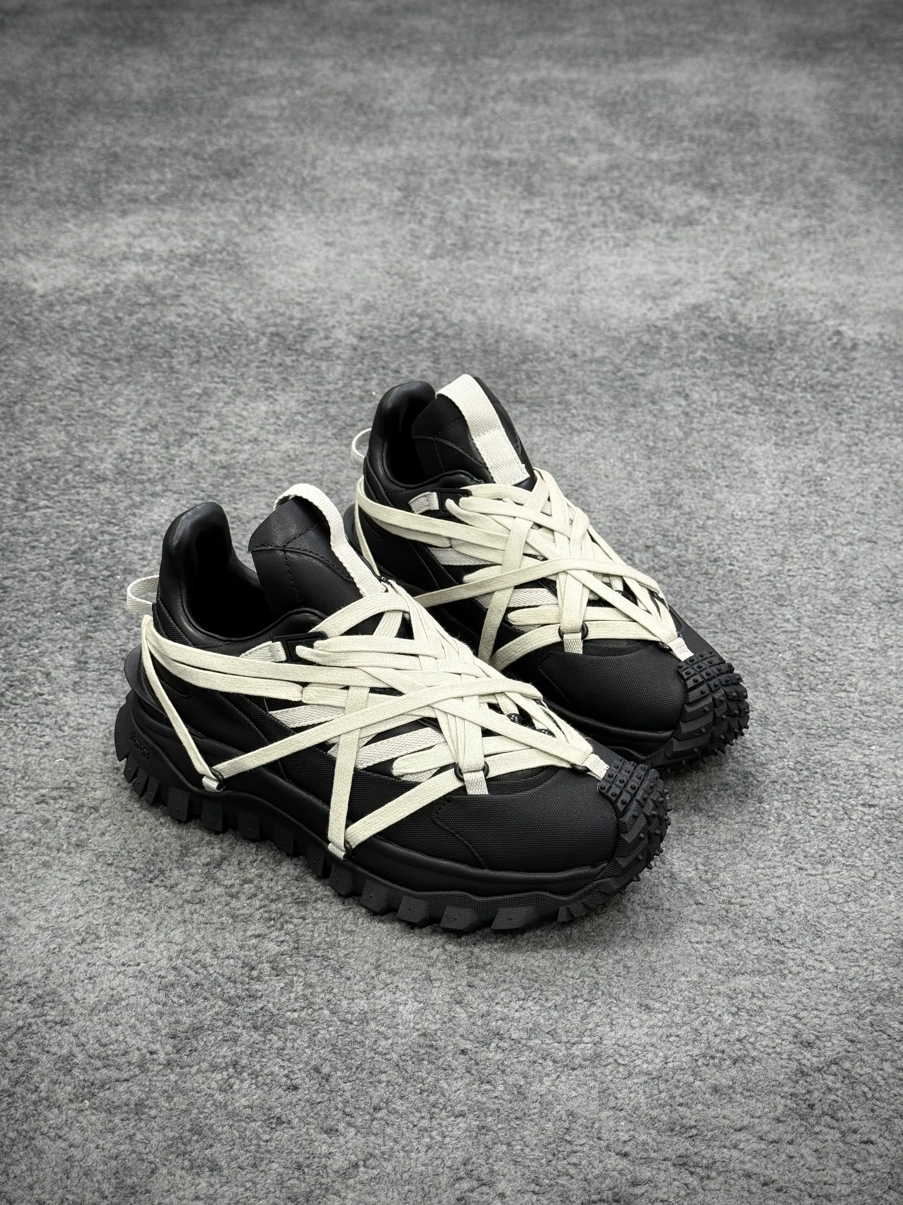 Mcler + R 0wens Trailgrip Megalace “Black” Sneakers