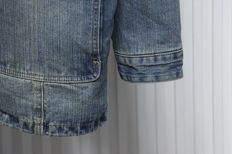Multi-Pocket Denim Cotton Coat