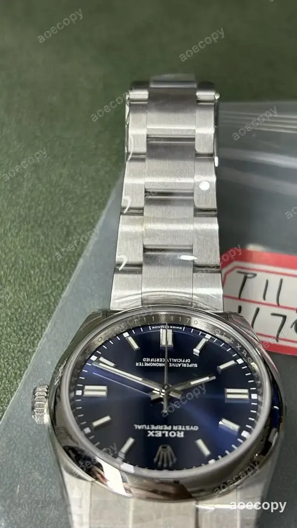 激安 ロレックス オイスターパーペチュアル ブルー ウォッチ N級品 T11Y1170 No.0178