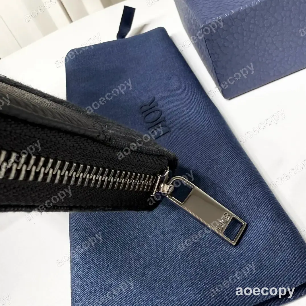可愛い新作 ディオール レザー ブラック ロングウォレット N級品 No.0035