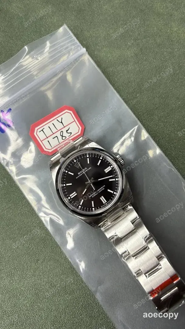 大人気★ ロレックス オイスターパーペチュアル ブラック ウォッチ 偽物 T11Y1785 No.0108