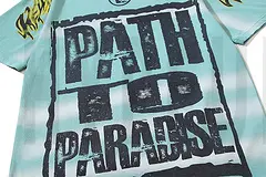 Printed graphic on the front of the clothes